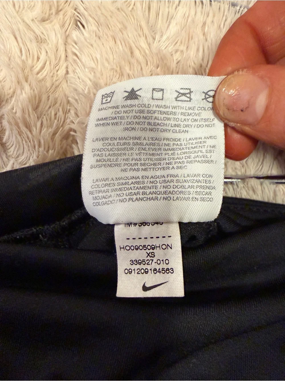Nike Black Flare Yoga Pants Low Rise Y2K Workout Leggings XS